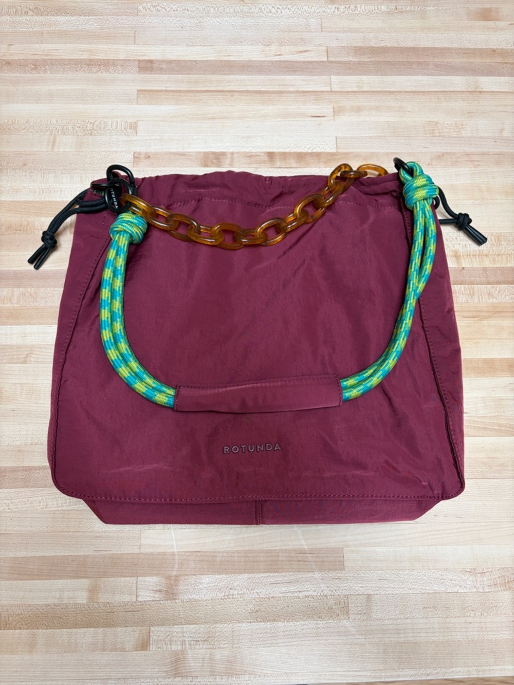 Rotunda Burgundy Bag